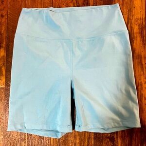 Bright Blue Biker Shorts! Soft Material